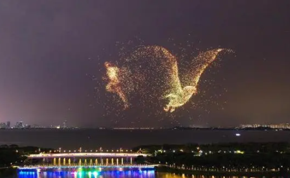 More than 10k sets Drone show in Shenzhen