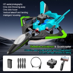 Equipped with gravity obstacle avoidance remote control aircraft V31 fighter jet, aerial photography, children's toys