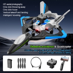 Equipped with gravity obstacle avoidance remote control aircraft V31 fighter jet, aerial photography, children's toys