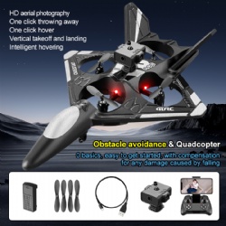 Equipped with gravity obstacle avoidance remote control aircraft V31 fighter jet, aerial photography, children's toys